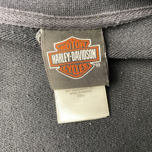 Harley-Davidson GOLD WINGS Blue Full Zip Sweatshirt! J&L SIOUX FALLS SD Sz M - Picture 7 of 16